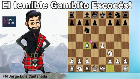 gambito escoces con negras